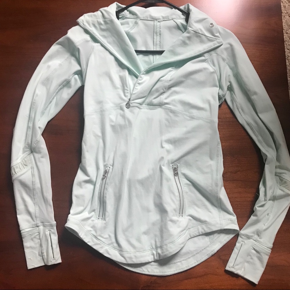 Lululemon Run: Reflect Pullover in Mint Moment sz4
